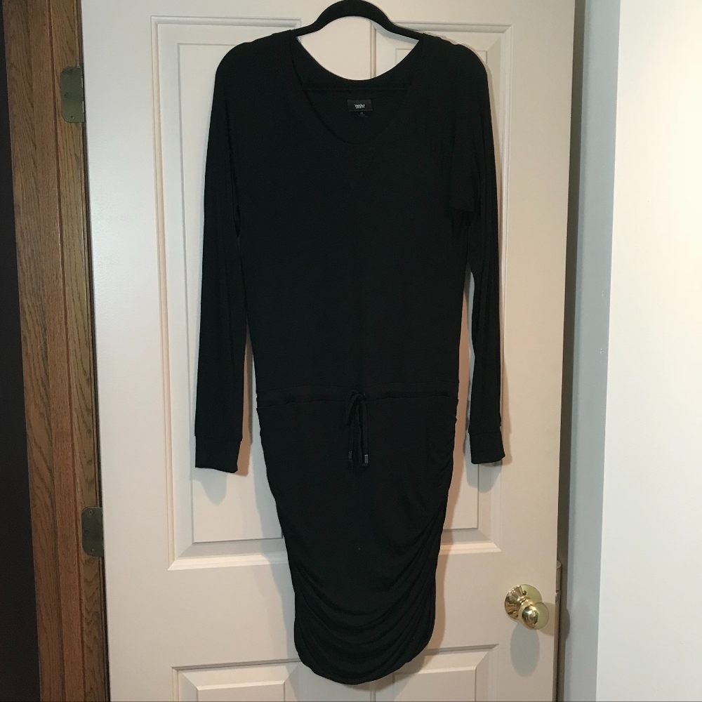 Soft & Cozy Dress T shirt Ruched Skirt NWOT